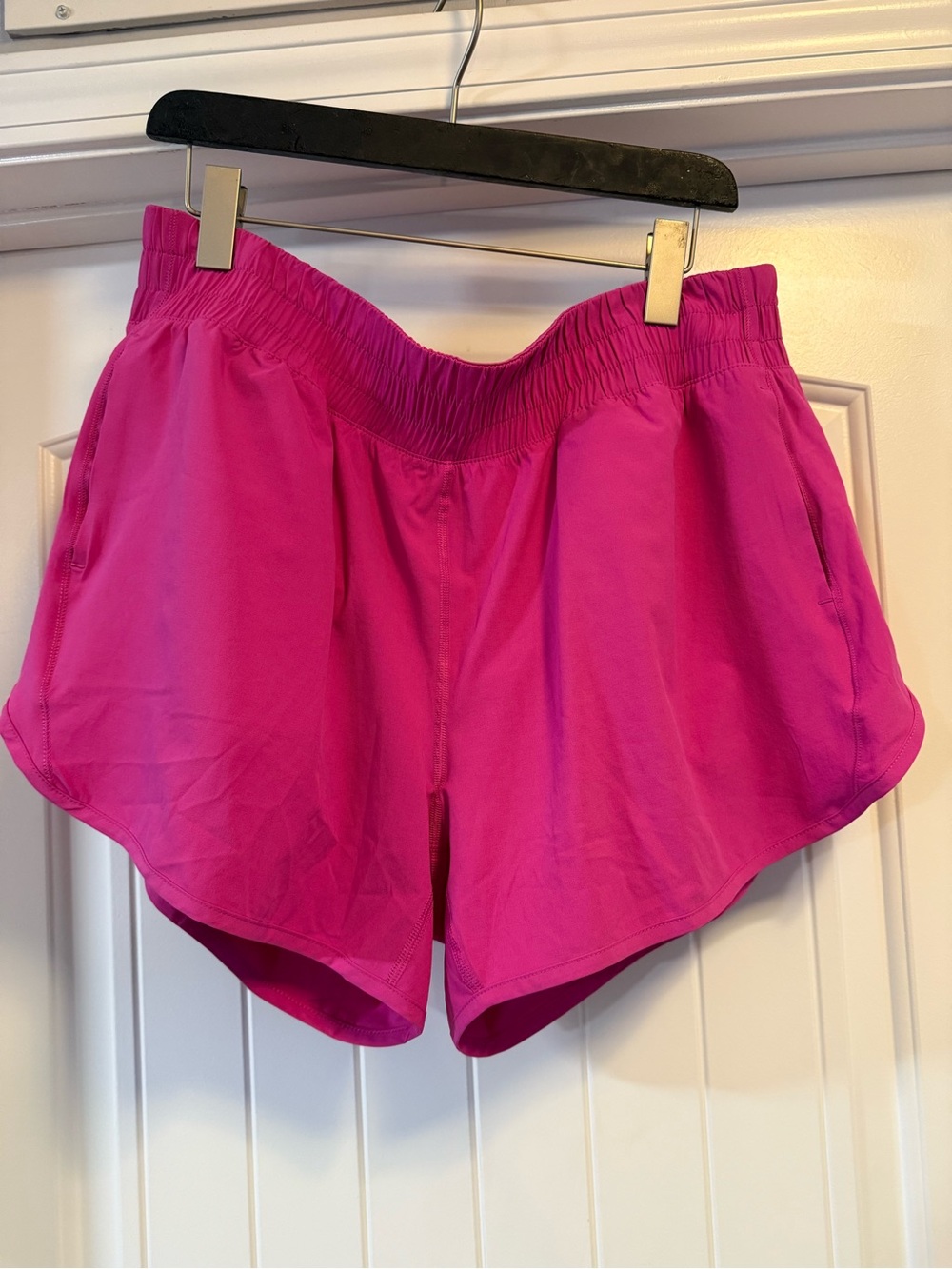 Women's Magenta Performance Athletic Shorts